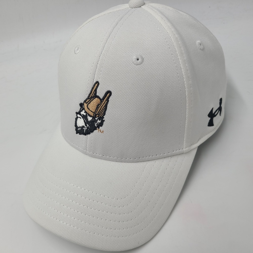 Women Idaho Vandals Hat Strapback Under Armour White NCAA University Retro Logo